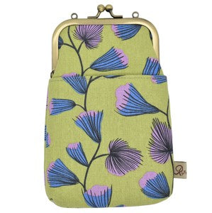 GA22 Gamaguchi 2WAY Smartphone Shoulder Bluebell Green