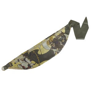 Furoshiki-style body bag featuring Fujin and Raijin (wind and thunder gods)