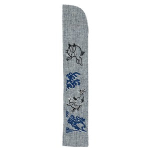 Sensu Men's Embroidered Fan Bag Wave Rabbit