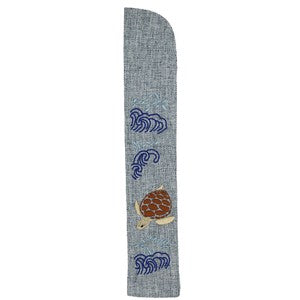 Sensu Men's Embroidered Fan Bag Turtle
