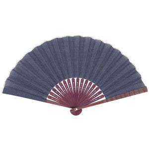 Sensu Hemp Fan 23cm Navy