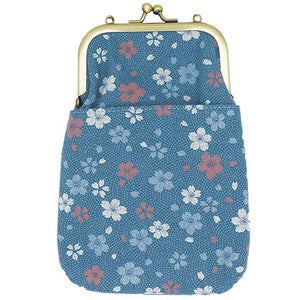 Gamaguchi 2 way Smartphone Shoulder Sakura Blue
