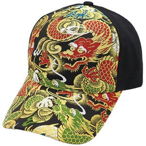 Golden Cotton Cap Golden Dragon