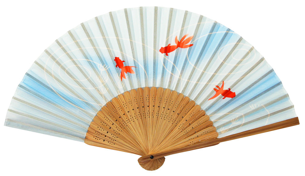 Sensu (a folding fan) goldfish