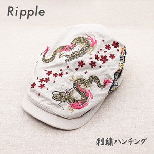 Embroidered Hunting Twin Dragon Off
