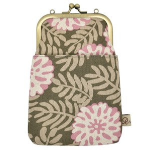 GA22 Gamaguchi 2 way Smartphone Shoulder Scandinavian Floral Pink