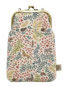 Gamaguchi 2 way Smartphone Shoulder Liberty Forest and Animals Off