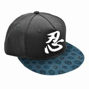 Letter Embroidered Flat Cap Shinobi