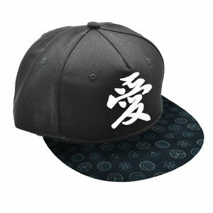 Letter Embroidered Flat Cap Love