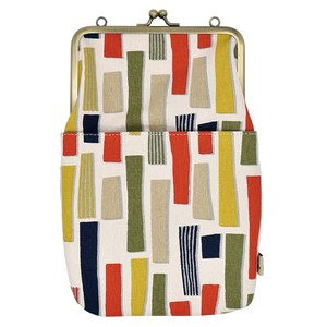 GA27 Gamaguchi 2 way Shoulder Bag Geometry Off