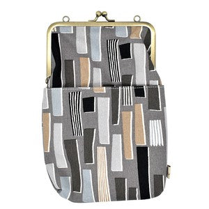 GA27 Karamaguchi 2 way Shoulder Bag Geometry Navy