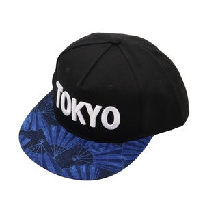 Letter Embroidered Flat Cap Tokyo