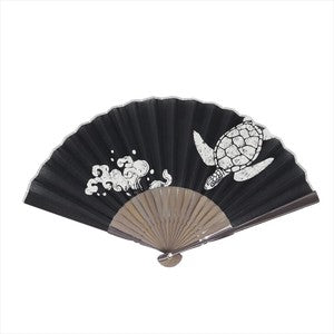 Sensu Auspicious Fan 23cm Kameguro