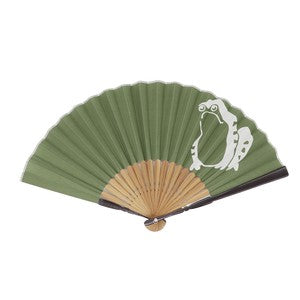 Sensu Auspicious Fan 23cm Khaki
