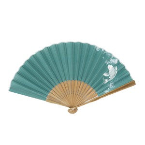 Sensu Men's Fan 23cm Koi Green