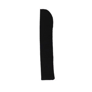 Sensu Plain Fan Bag Chirimen Plain Black