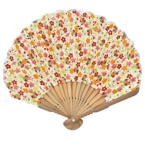 Sensu Women's Shell Fan 22cm Sakura Kinari