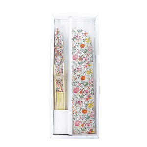 Sensu Shell Fan/Fan Bag Set Liberty Popple Pink