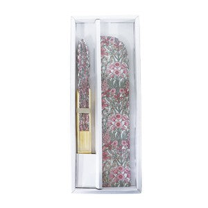 Sensu Shell Fan/Fan Bag Set Liberty Bouquet Pink