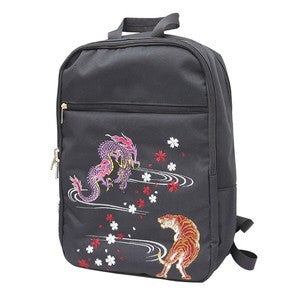 Embroidered Body Bag: Dragon and Tiger