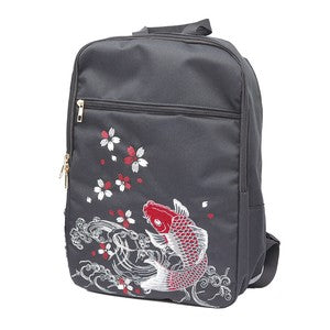 Embroidered body bag: Red carp