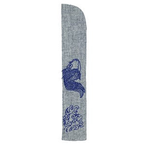 Sensu Men's Embroidered Fan Bag Koi