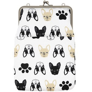 GA27 Karamaguchi 2 way Shoulder Bag French Bulldog Natural