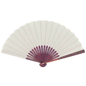 Sensu Hemp Fan 23cm Grey