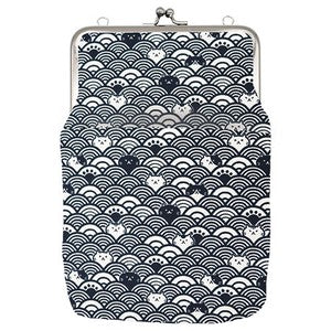 Gamaguchi 2 way Shoulder Back Cat Aomibo BK