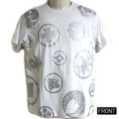 T-shirt Kamon family crest white