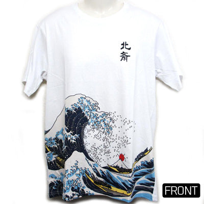 T-shirt Hokusai white