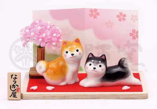 Figure Shiba dog 02 spring